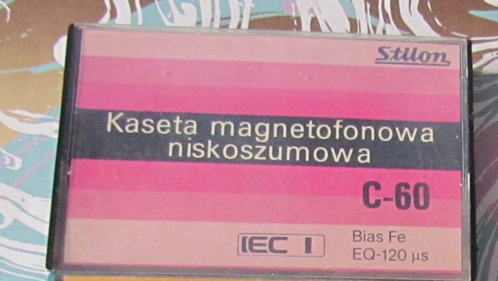 Kaseta magnetofonowa niskoszumowa Stilon C-60 ZWCh Gorzów Low noise PL