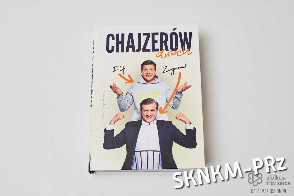Filip Chajzer - książka "Chajzerów dwóch" + kubek