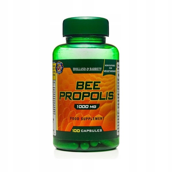 Propolis 1000 mg Produkt Wegetariański 100 Kapsułe