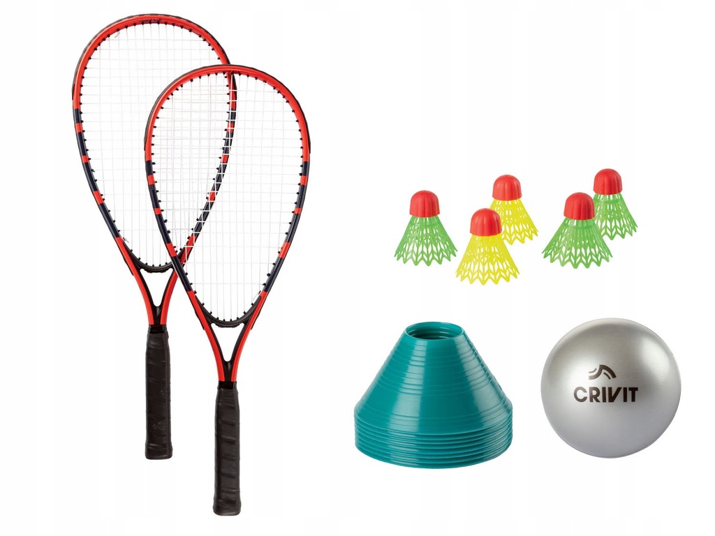 Zestaw do Badmintona Rapid Ball Torba Rakiety 16el