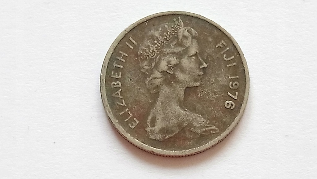 B296 Fidżi Fiji 5 centów 1976