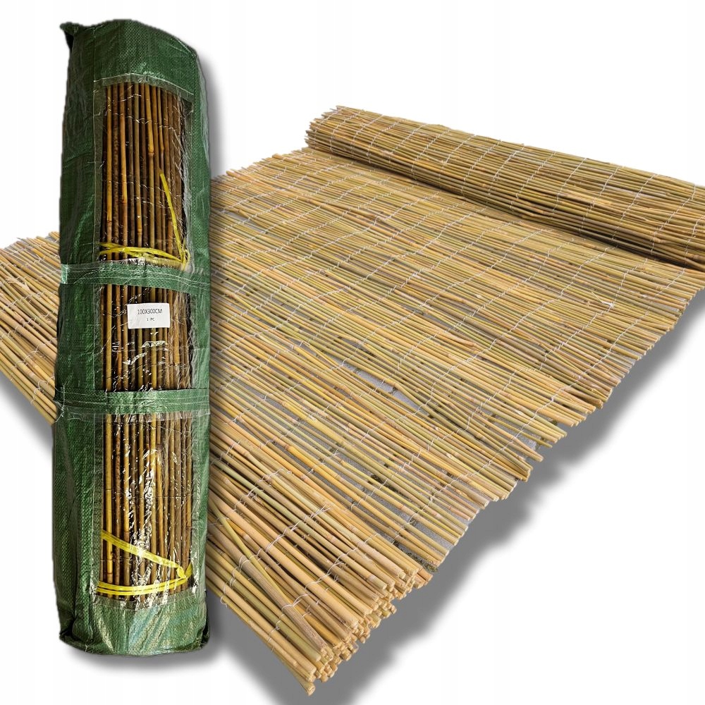Mata bambusowa z tyczek 150 x 500cm