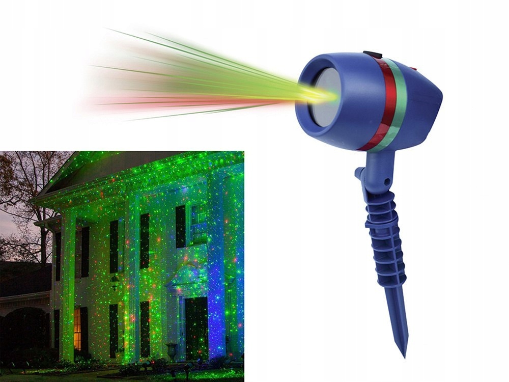Projektor LASER 3R na ścianę 100m oświetlenie