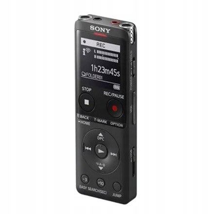 Sony Digital Voice Recorder ICD-UX570 LCD, Black,