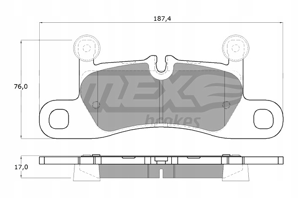 TOMEX BRAKES KLOCKI HAMULCOWE VW TOUAREG 10- TYŁ