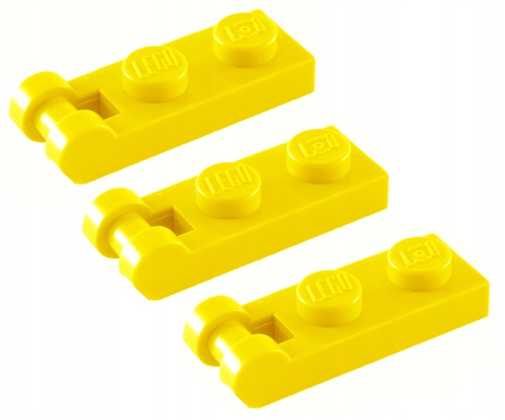 00543N LEGO 60478 4515367 płytka 1x2 - żółty 3szt