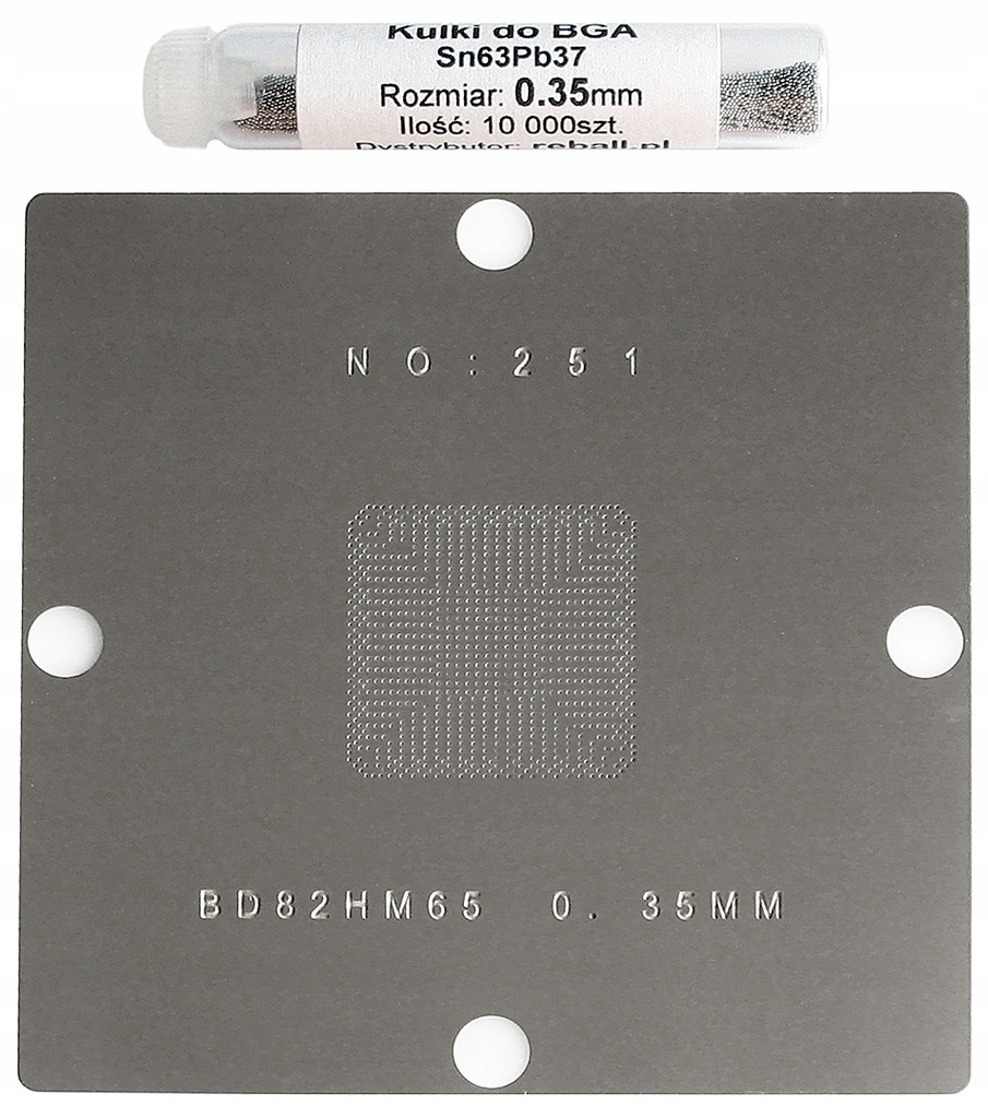 SITO BGA INTEL BD82HM65 BD82HM67 80mm + KULKI