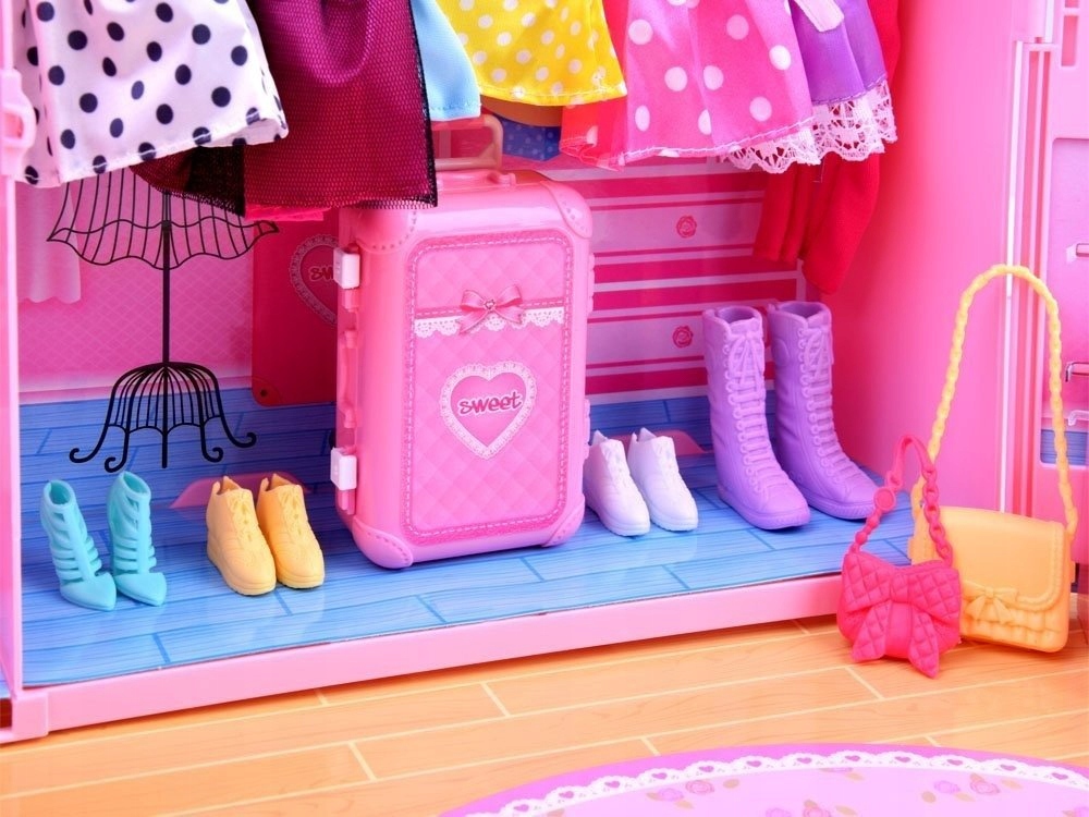 Купить Anlily Кукольный дом ГАРДЕРОБ сумки для одежды БАРБИ: отзывы, фото, характеристики в интерне-магазине Aredi.ru