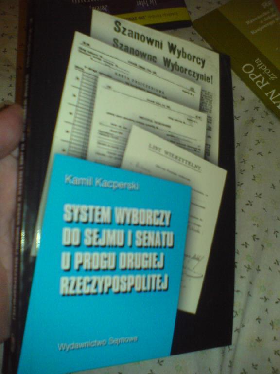 SYSTEM WYBORCZY DO SEJMU I SENATU U PROGU II RP