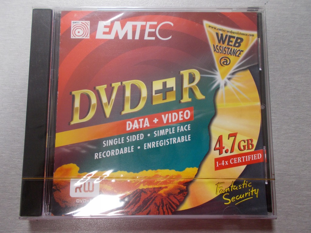 Płyta Emtec DVD+R 4.7 GB