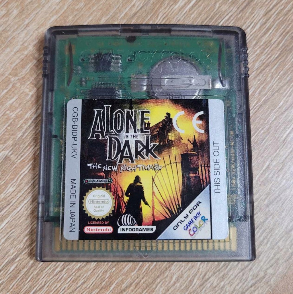 ALONE IN THE DARK IV 4 THE NEW NIGHTMARE - GAME BOY COLOR GBC ORYGINAŁ!