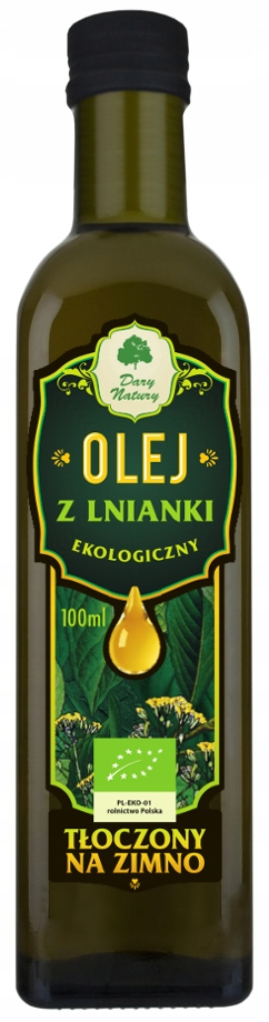 Dary Natury Olej Z Lnianki Rydzowy Virgin 100 ml