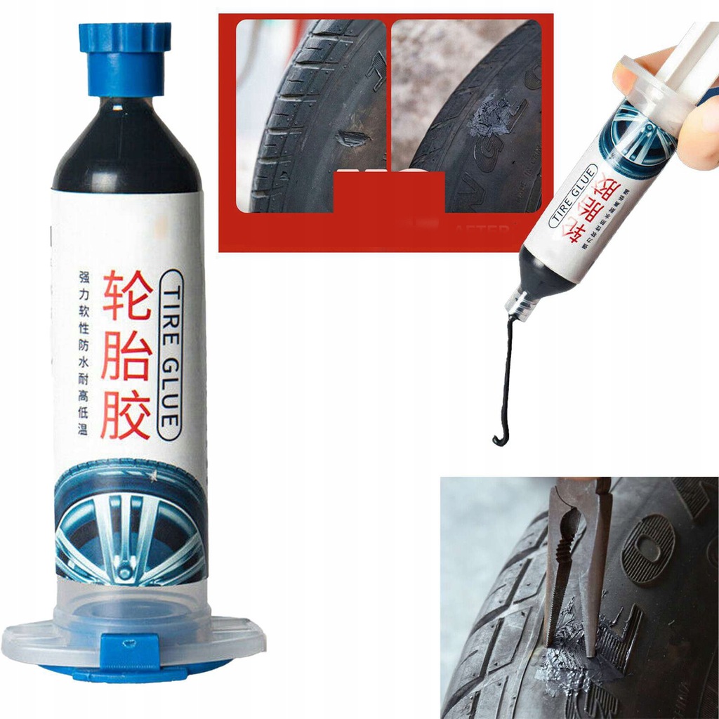 Kleju Do Opon Mocny Samochodowych Czarny 30ml