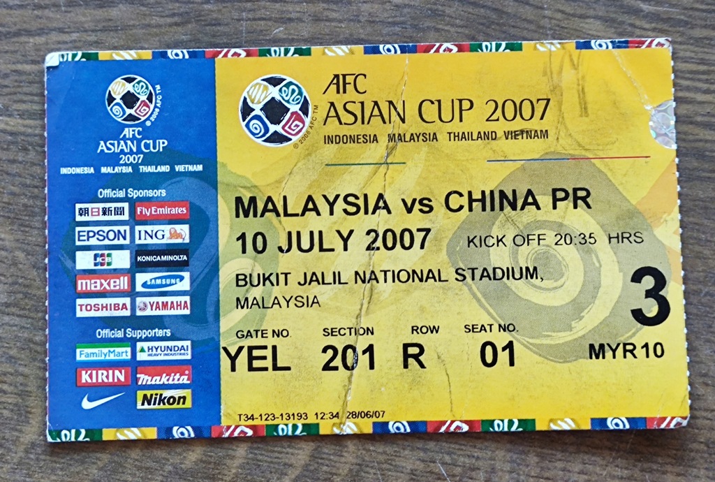 Puchar Azji 2007 Malezja-Ciny