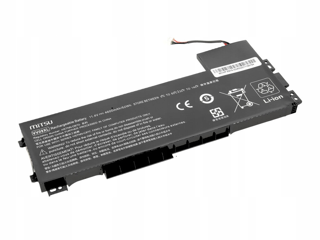 |mitsu| Bateria HSTNN-DB7D do HP ZBook 11,4V LI-PO