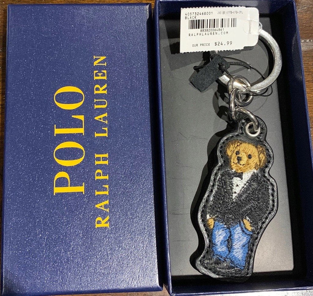 POLO RAPLPH LAUREN Brelok (Polo Bear) zUSA100%Org