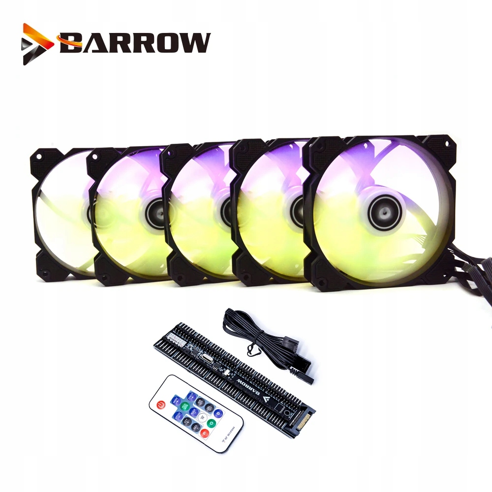 Barrow PWM Size 120*120mm Fan Use for Radiator Computer Case with 5V A-RGB