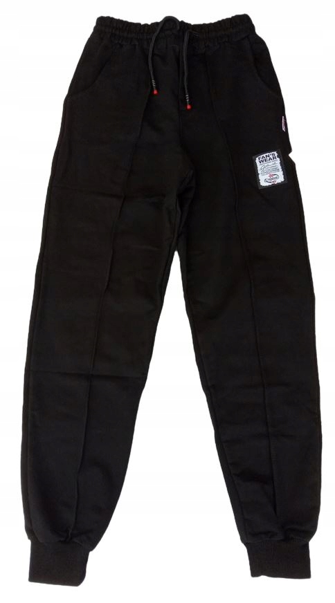 Spodnie dresowe czarne 152