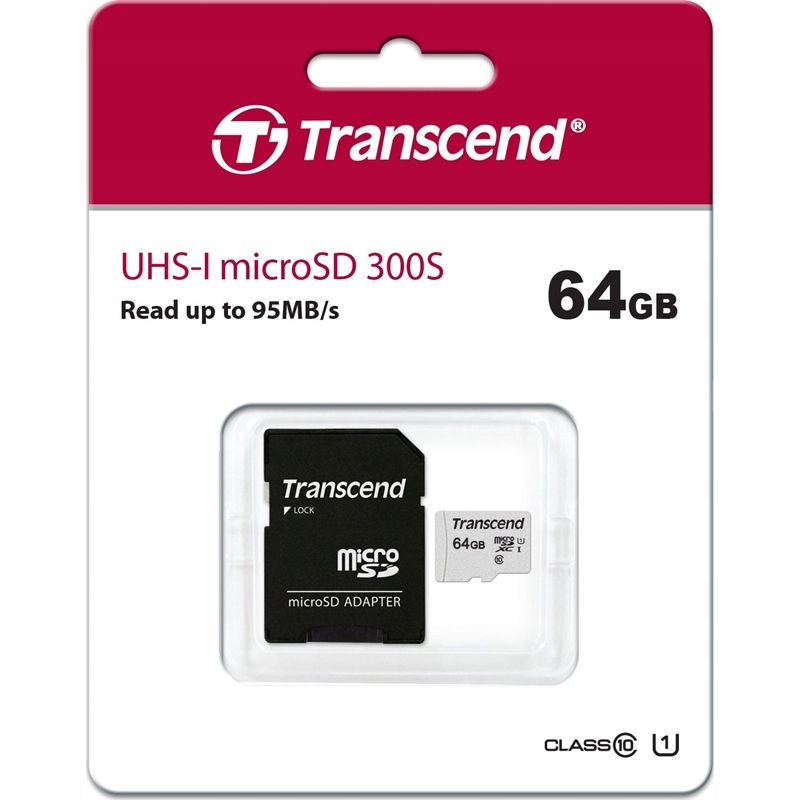 Transcend Memory MicroSDXC C10 - Karta pamięci 64