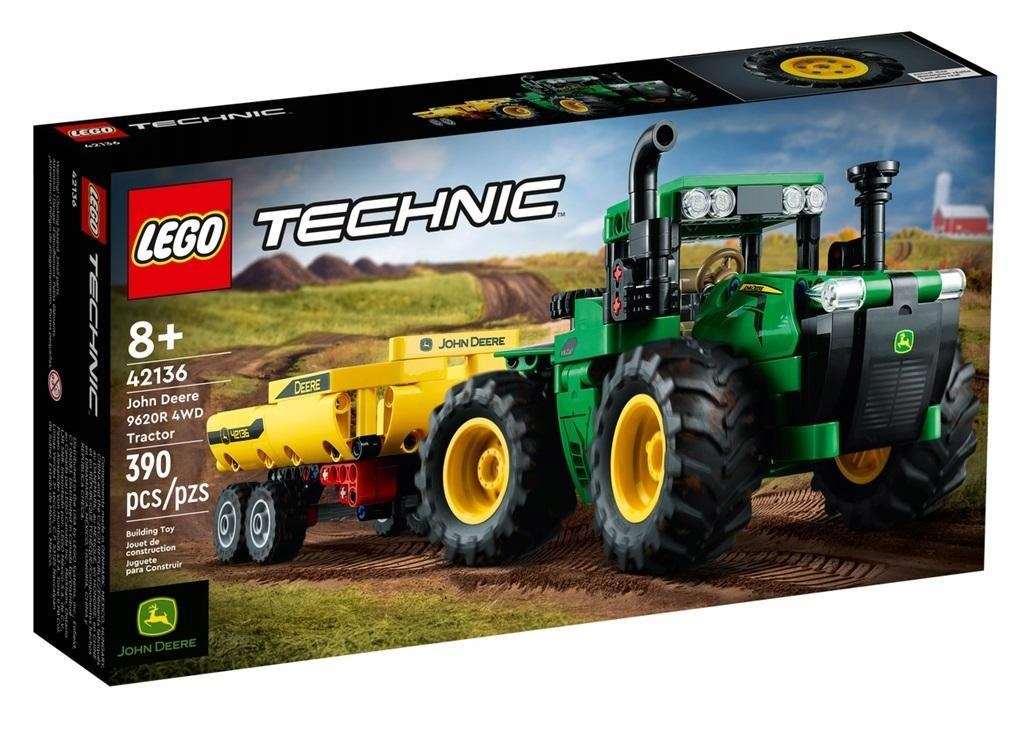 LEGO TECHNIC 42136 TRAKTOR JOHN DEERE 9620R 4WD