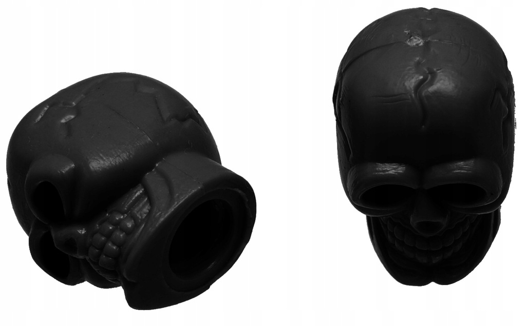 BOP CB-2910 blk 2x nakrętka wentyla czaszka skull