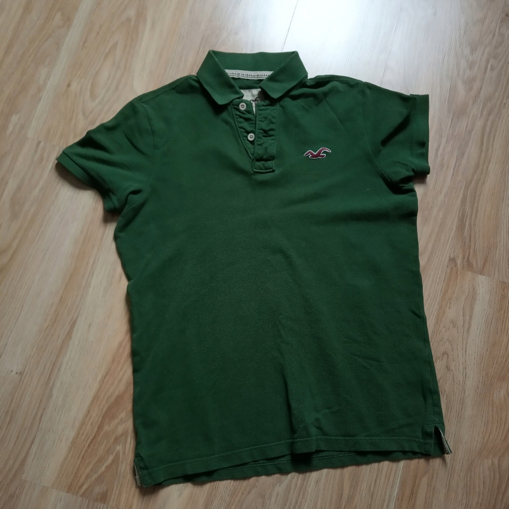 Koszulka Polo Hollister Khaki Luxury Logo S/M