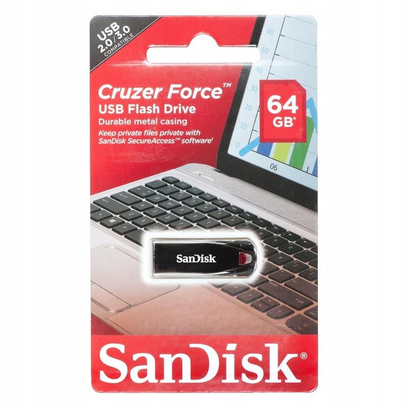Pendrive SanDisk Cruzer Force 64GB USB2.0