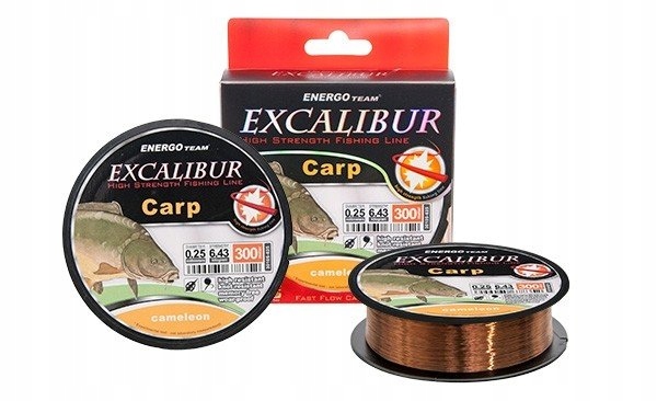 ENERGO FISH EXCALIBUR CARP CAMELEON 0,25MM 300M