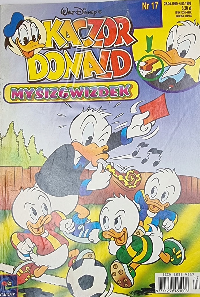 Kaczor Donald Nr 17 / 1999 czasopismo dla dzieci