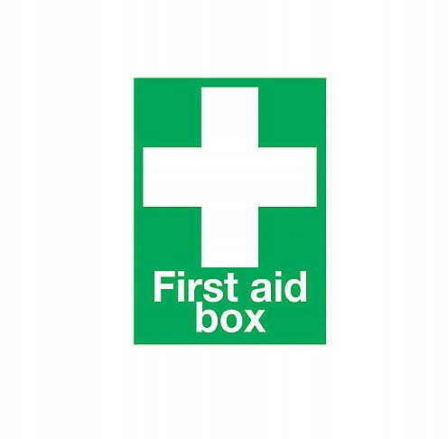 Tabliczka informacyjna First Aid Box [Ł]