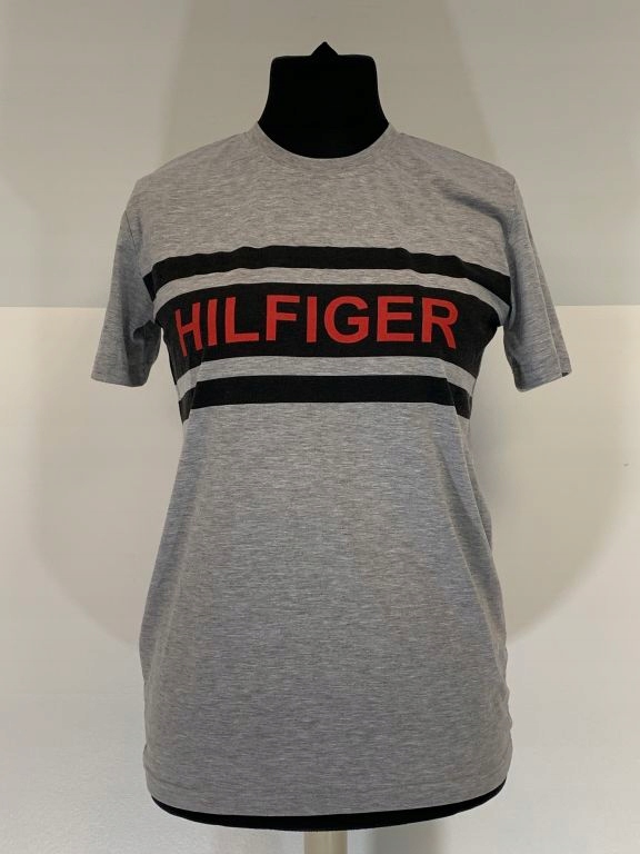 KOSZULKA MĘSKA TOMMY HILFIGER DUŻY NAPIS ROZ. M