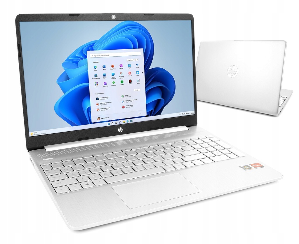 Laptop HP 15s Ryzen 3 5300U | 15,6"-FHD | 8GB | 256GB | W11H | Srebrny