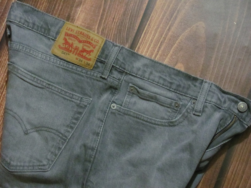 LEVI'S 541- SLIM- OLD SCHOOL- VINTAGE- pas 91 cm - 13402378684 - oficjalne archiwum Allegro
