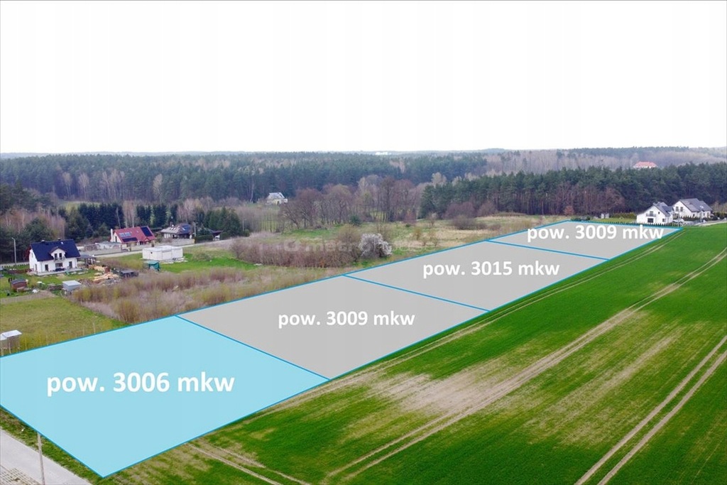 Działka, Zajezierze, Sztum (gm.), 3006 m²