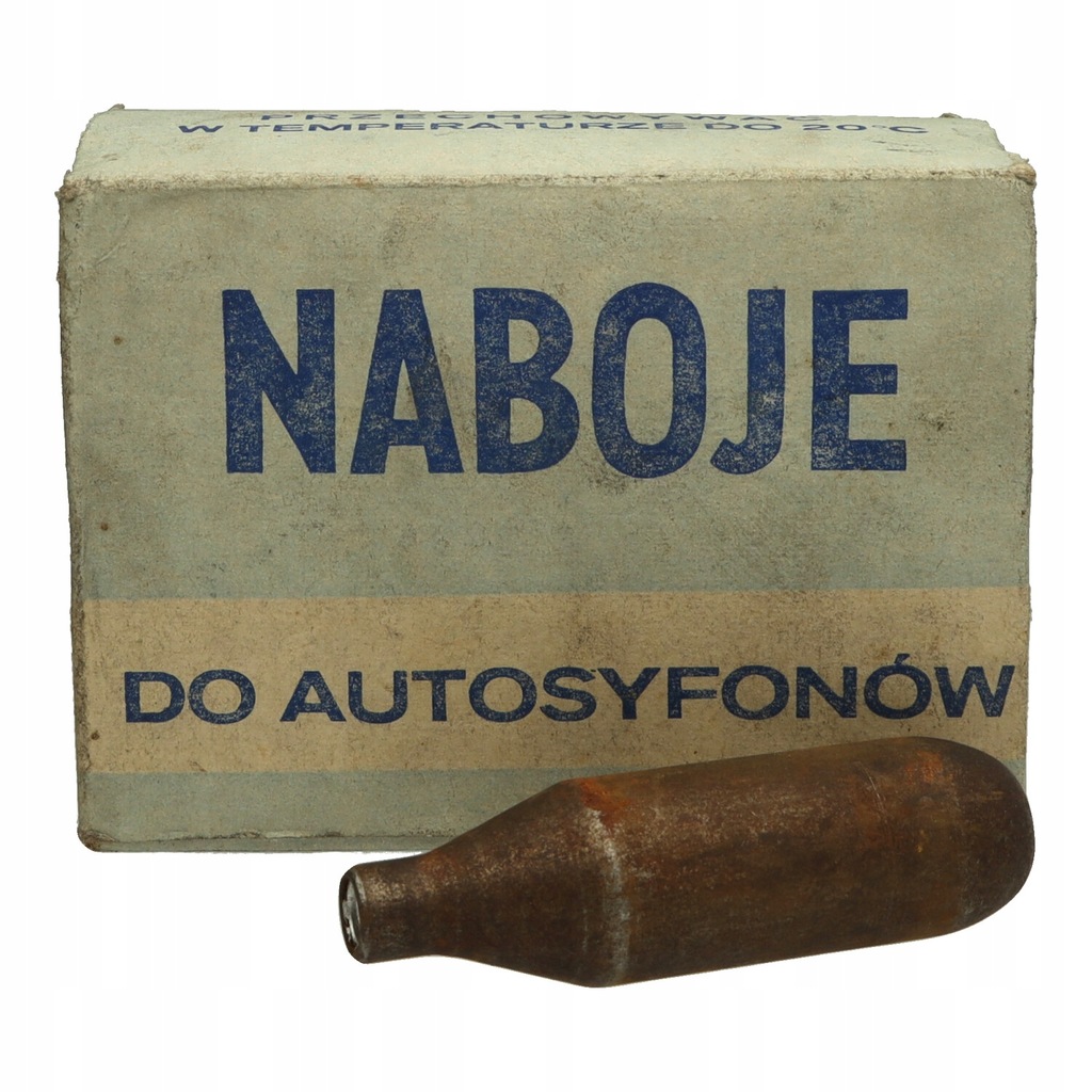 NABOJE do autosyfonów PRL Toruń METALOWIEC
