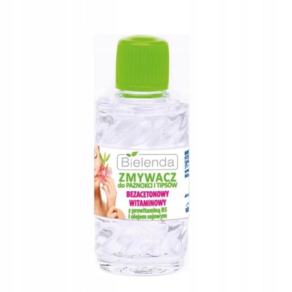 Bielenda Zmywacz bez acetonu do paznokci i tipsów 50ml P1