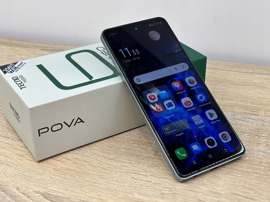 TECNO POVA 6 NEO | IDEALNY STAN | PUDEŁKO + ETUI | BEZ RYS | ZOBACZ