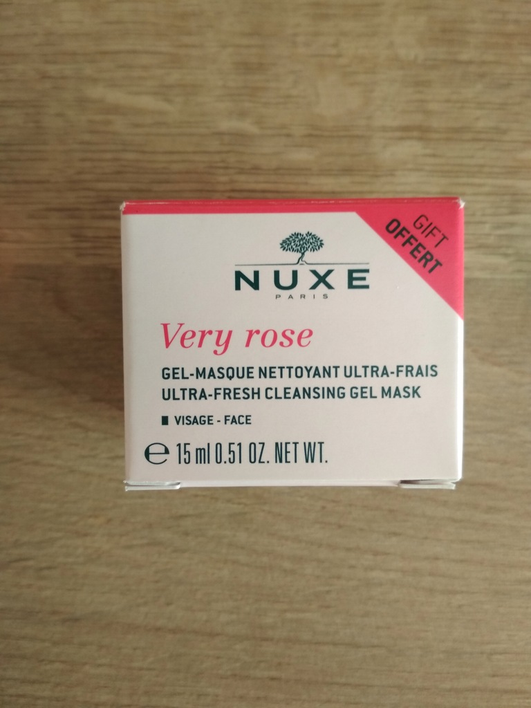 NUXE VERY ROSE ŻELOWA MASKA OCZYSZCZAJĄCA - 15 ML