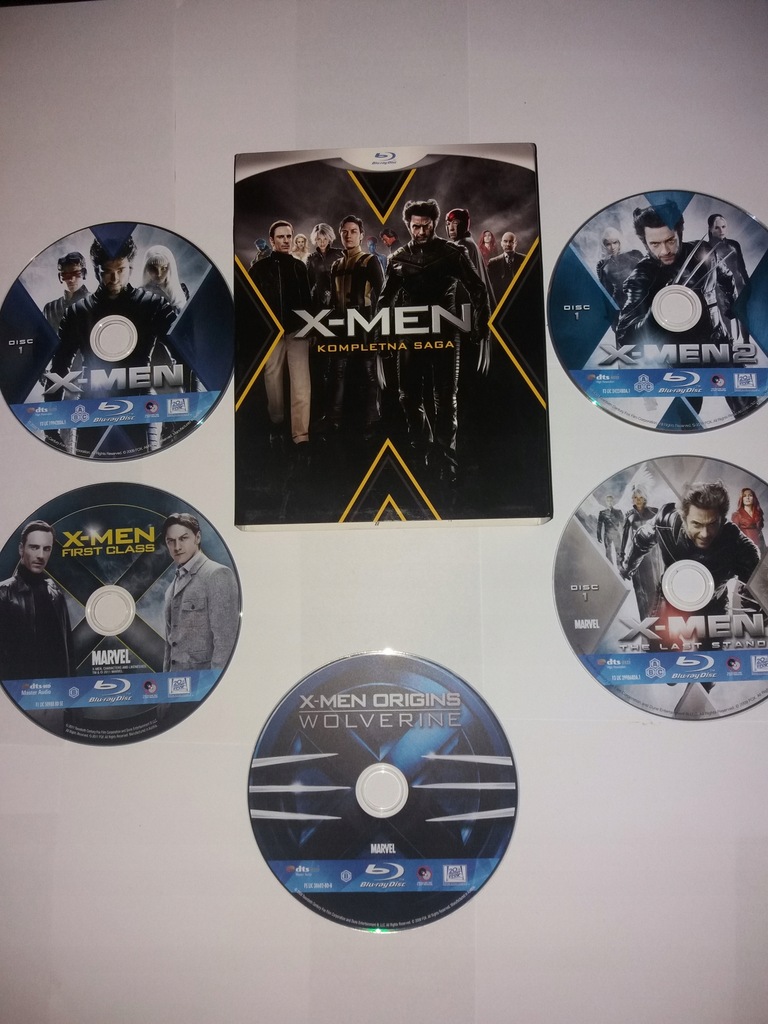 X-Men - kompletna saga, kolekcja 5 filmów