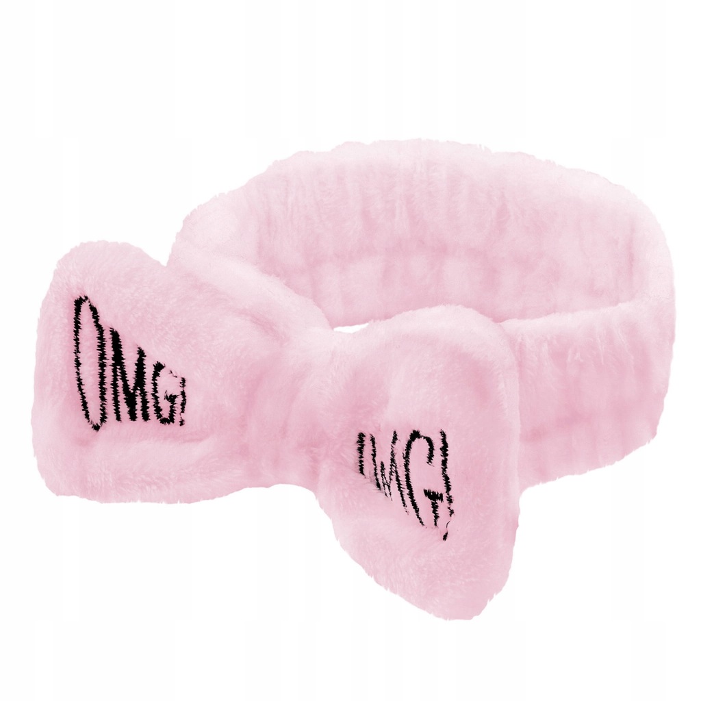 Mięciutka opaska kosmetyczna na gumce do włosów