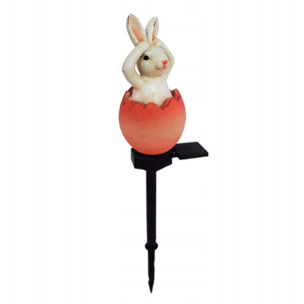 Solar Lights Statue Decor IP65 Waterproof Creative Weatherproof Orange