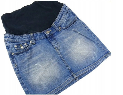 H&M MAMA Spódnica jeansowa ciążowa S 36 38
