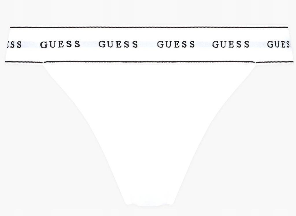 Damskie Koronkowe Figi Brazilian Carrie Guess Biały M O2BE04 KBBU1 G011