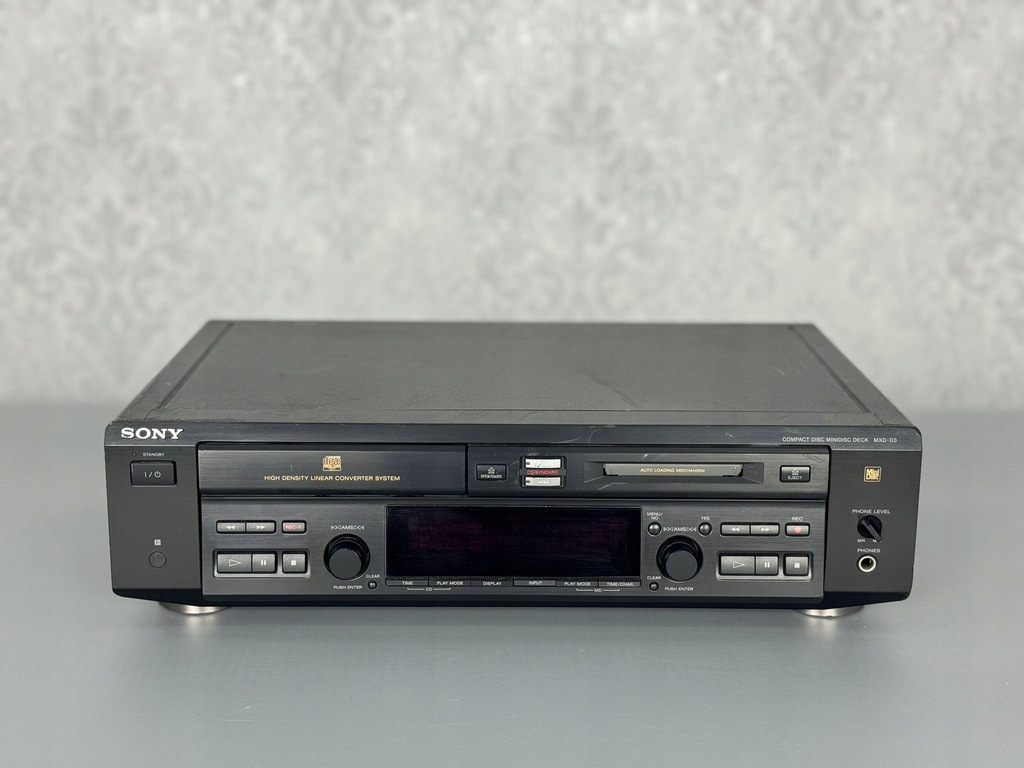 Odtwarzacz Combo Odtwarzacz Nagrywarka CD MiniDisc Sony MXD Odtwarzacz Combo Odtwarzacz Nagrywarka CD MiniDisc Sony MXD