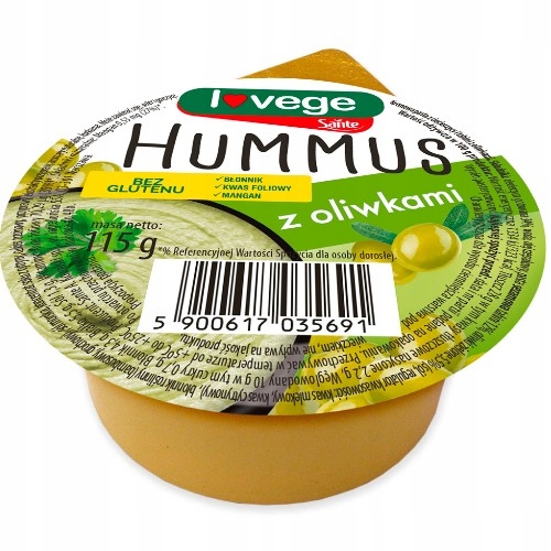 Hummus z oliwkami 115 g 6 szt.