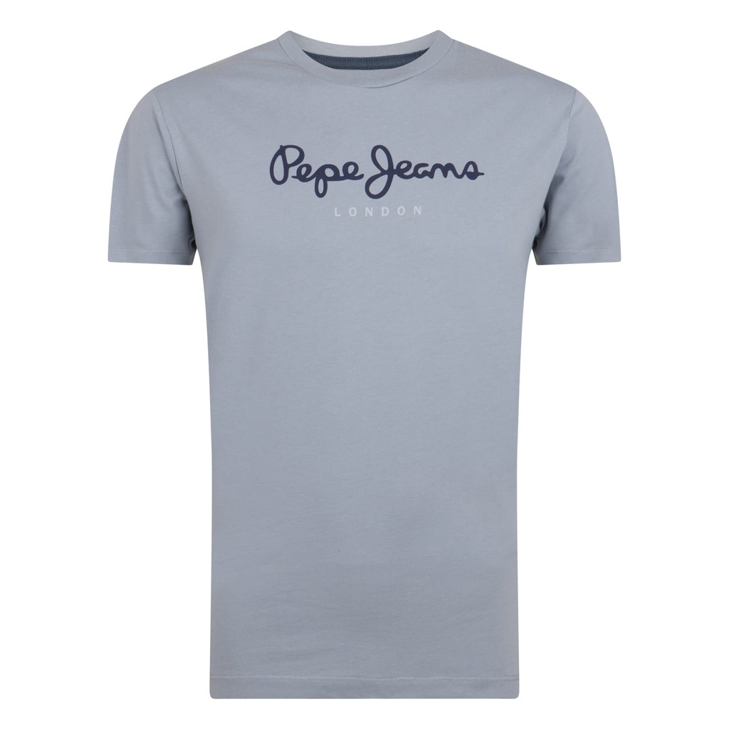 KOSZULKA MĘSKA T-SHIRT PEPE JEANS SZARA S