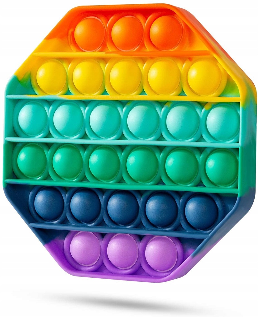 PUSH BUBBLE Pop It Fidget Sensory Toy Ośmiokąt