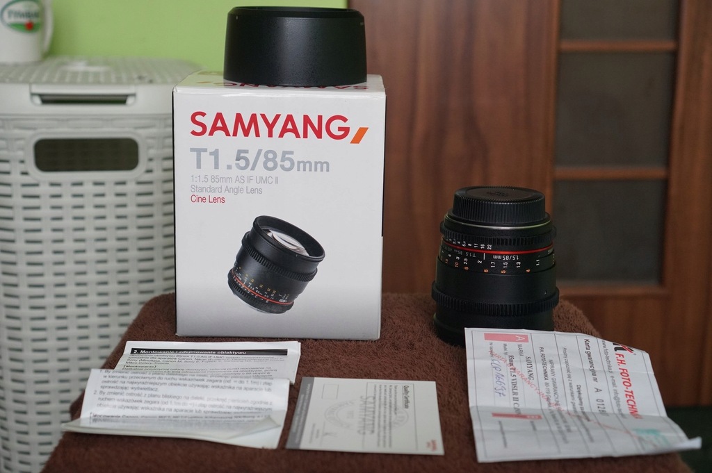 Samyang 85 mm T1.5 AS IF UMC VDSLR II Canon EF