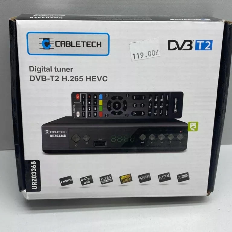 TUNER DEKODER DVB-T2 CABLETECH PUD