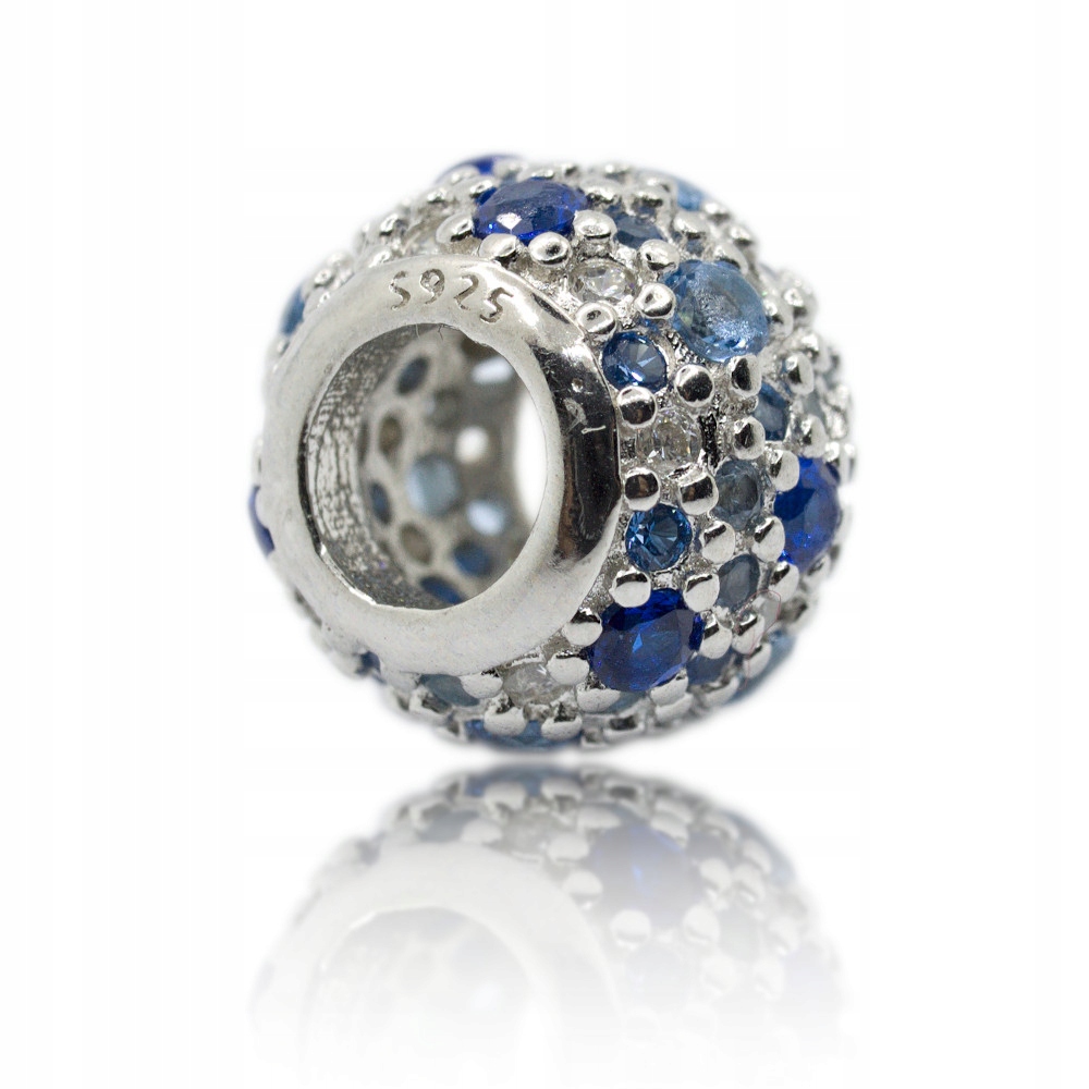 SREBRNA ZAWIESZKA BEADS CHARMS DO PANDORA